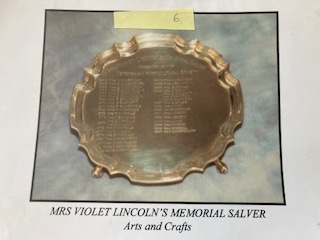 Image of Violet Lincoln Memorial Salver