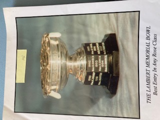 Image of Lambert Memorial Bowl & Worshipful Company of Gardener's Diploma of Excellence